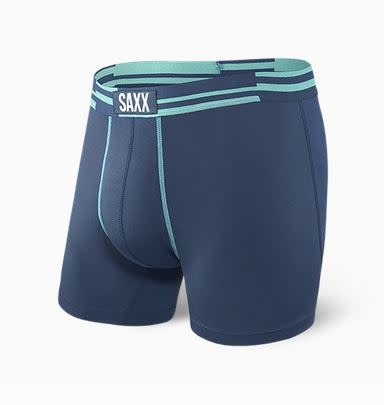 SAXX VIBE BOXER BRIEF - BLUE/ALTERNATING STRIPE SAXX VIBE BOXER BRIEF - BLUE/ALTERNATING STRIPE
