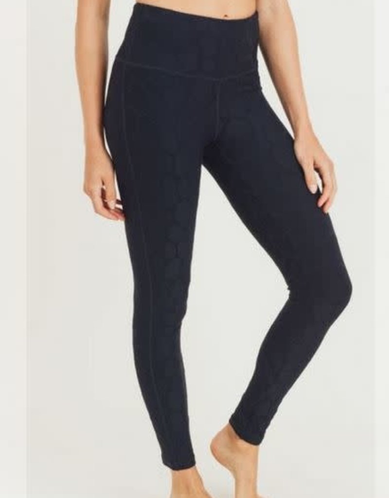 MONO B SAFARI HIGH-WAISTED LEGGINGS- BLACK