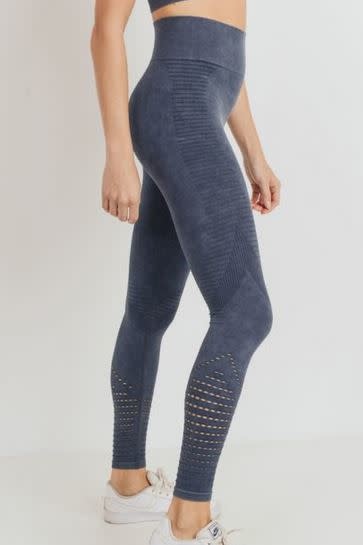 MONO B MINERAL WASH LEGGINGS- BLACK MONO B MINERAL WASH LEGGINGS- BLACK