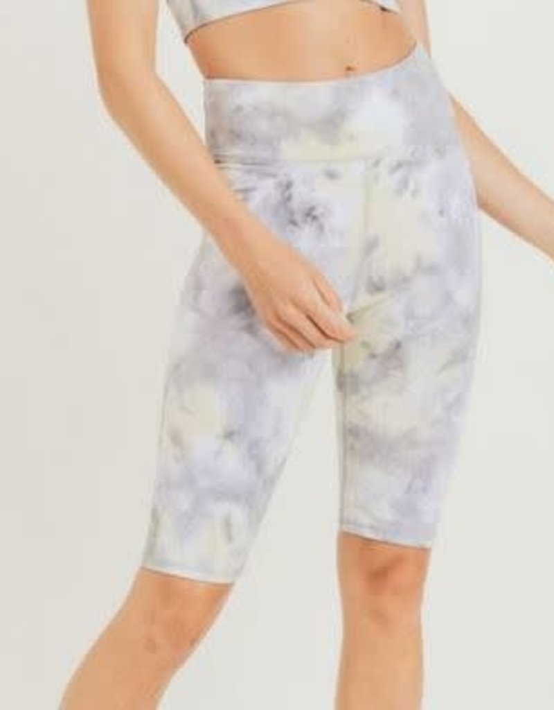 MONO B ALYSSA TIE DYE BERMUDA SHORTS