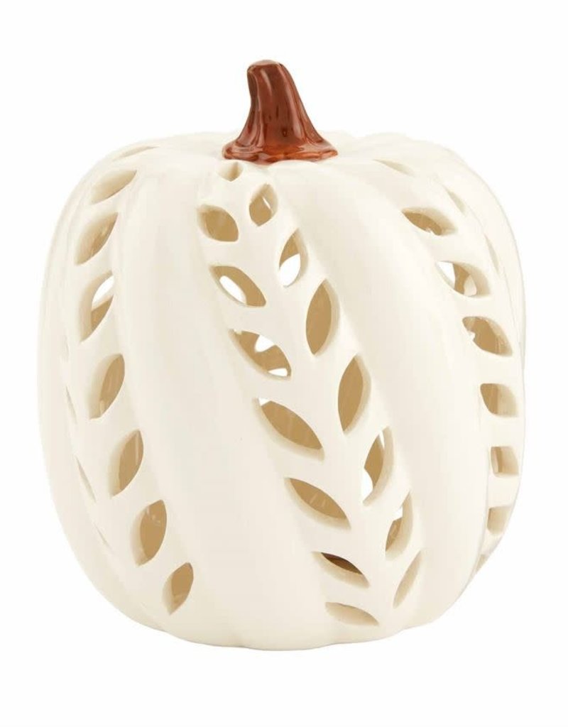 MUD PIE CERAMIC PUMPKIN LANTERNS