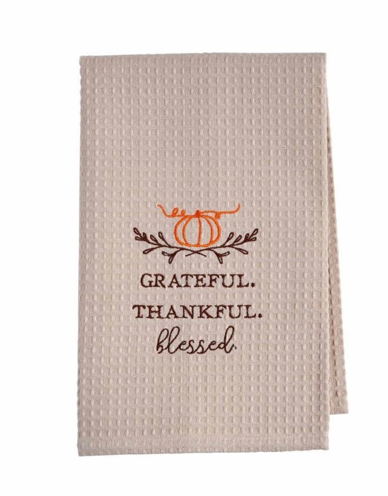 MUD PIE THANKSGIVING WAFFLE TOWELS