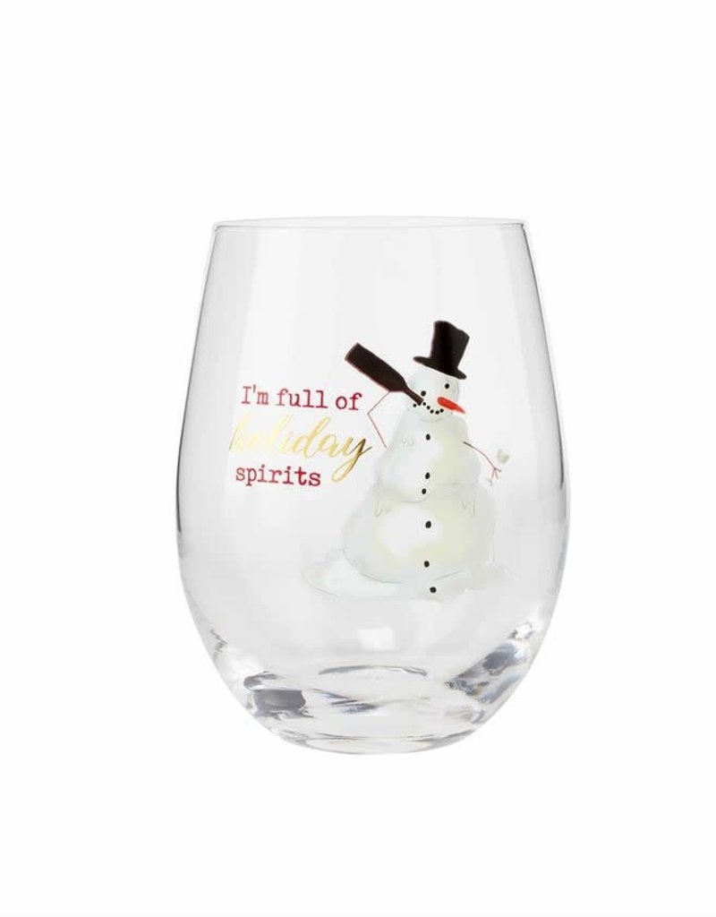 MUD PIE ICON WINE GLASSES