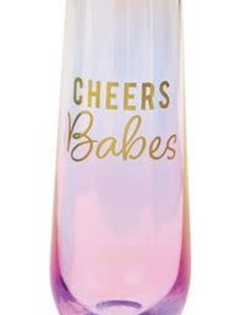 MUD PIE OMBRE CHAMPAGNE GLASSES