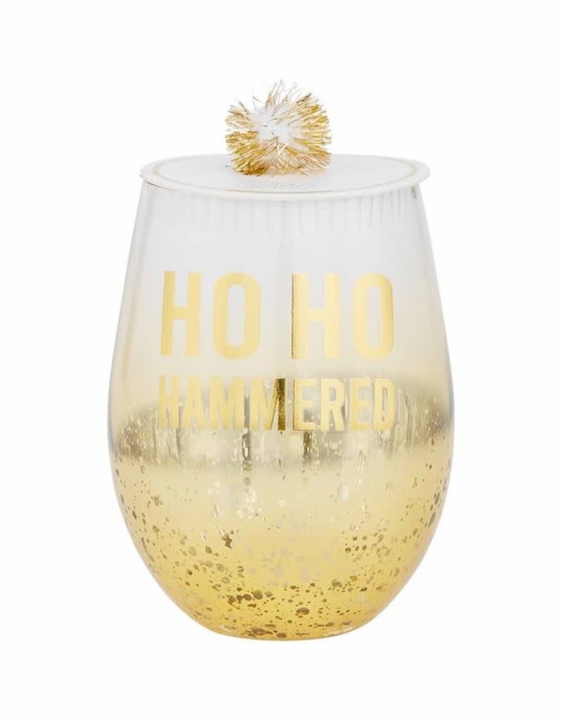 MUD PIE HOLIDAY WINE GLASSES