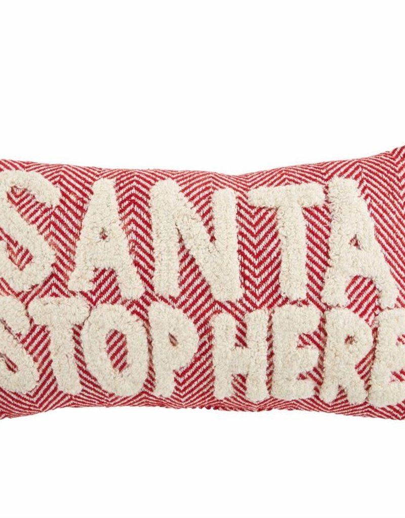 MUD PIE HERRINGBONE CHRISTMAS PILLOWS