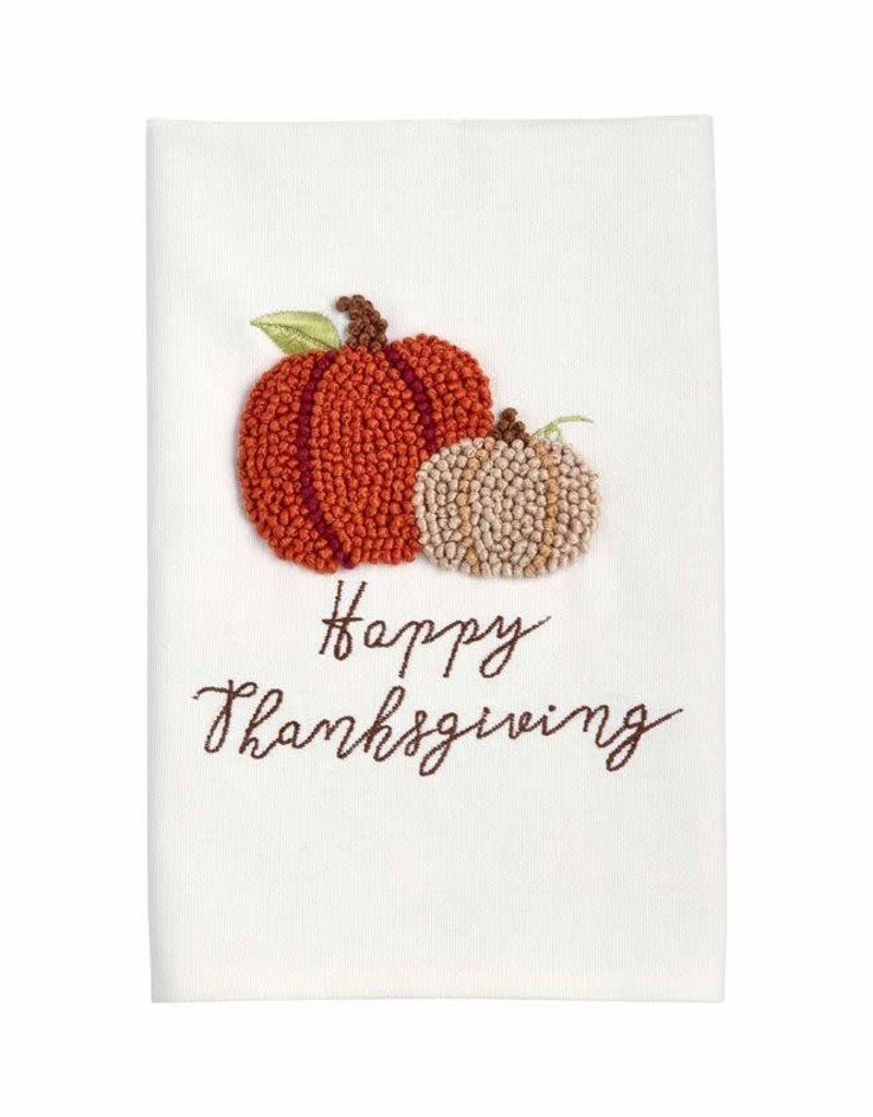 MUD PIE THANKSGIVING KNOTTED TOWEL