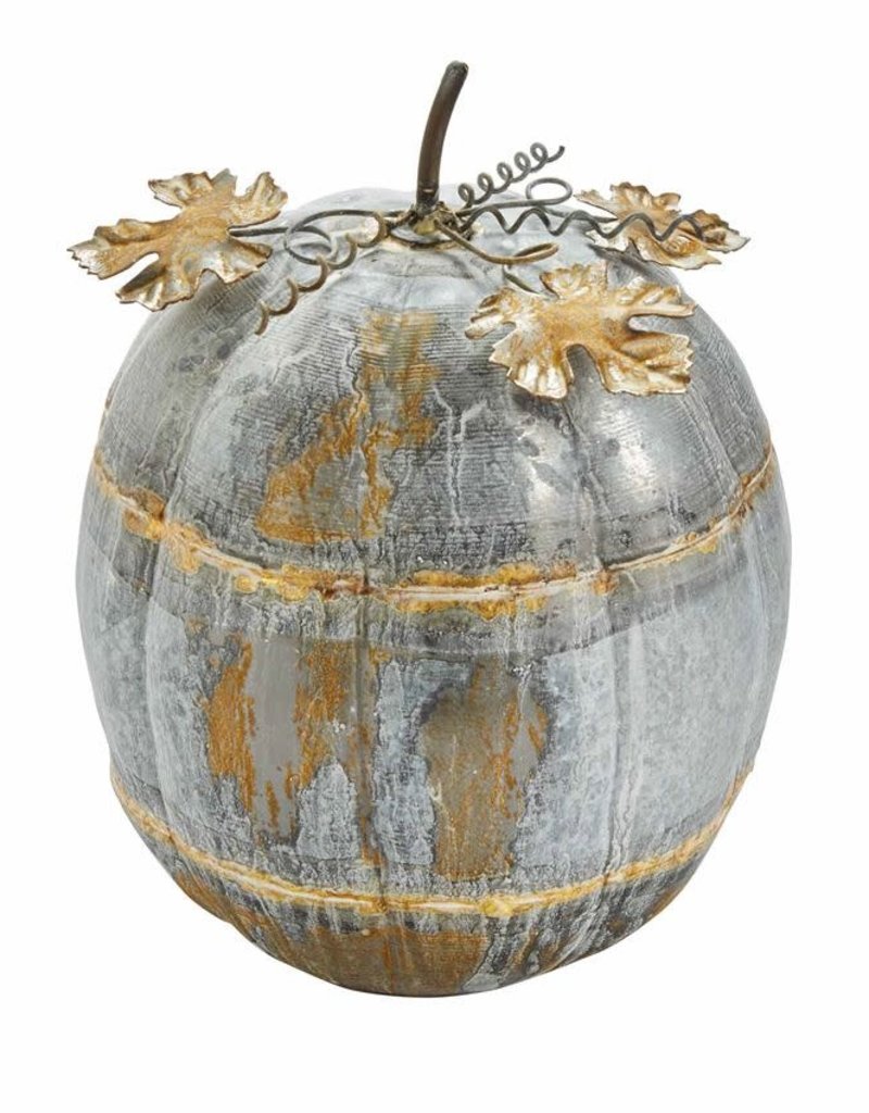 MUD PIE RUSTIC TIN PUMPKIN SITTERS