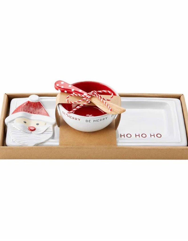 MUD PIE HO HO HO TRAY & DIP SET