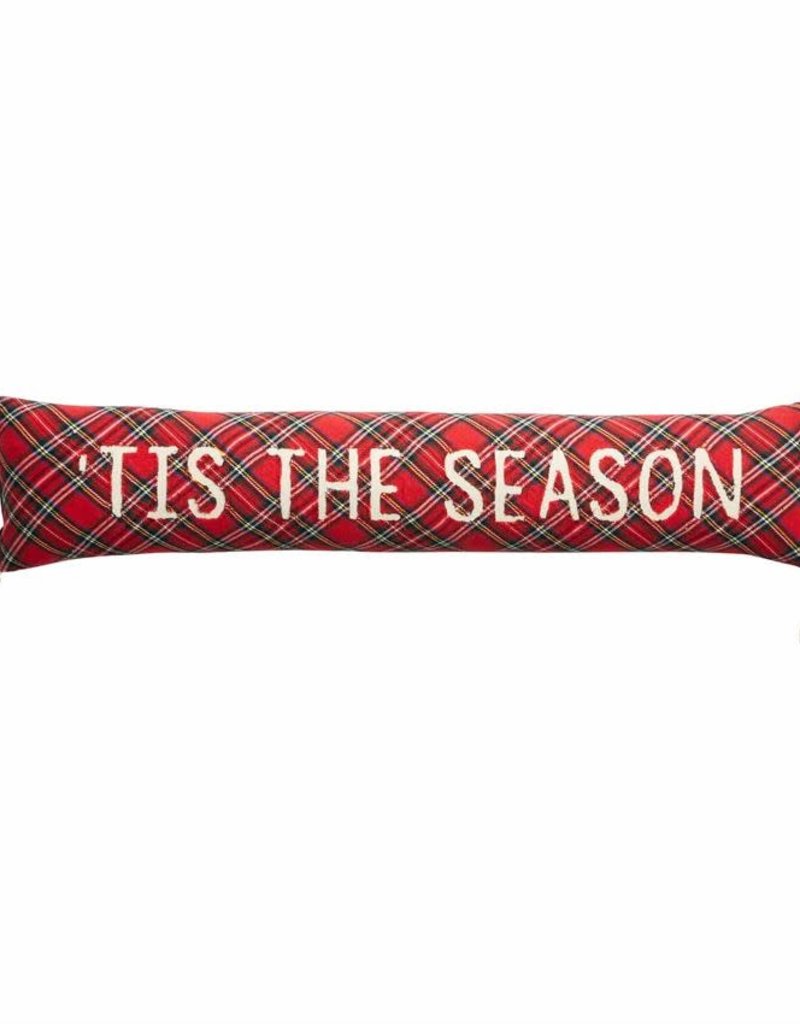 MUD PIE HOLIDAY TARTAN SKINNY PILLOWS