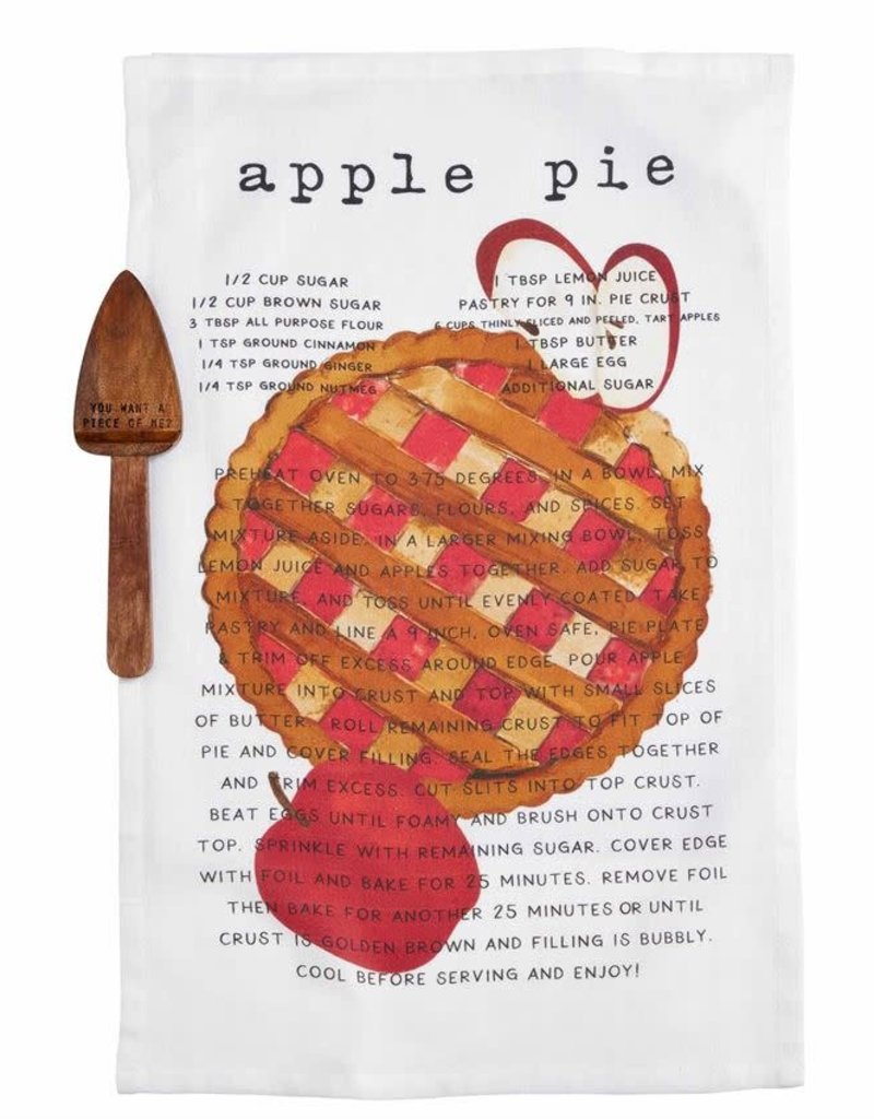 MUD PIE PIE SERVER & TOWEL SETS