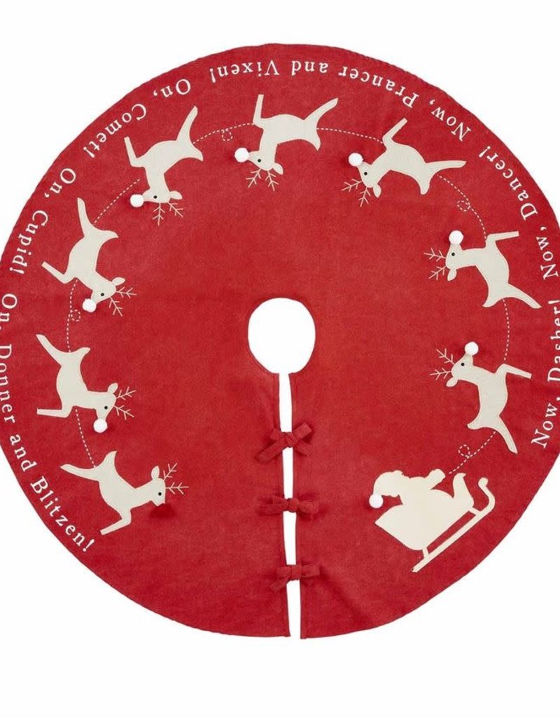 MUD PIE REINDEER TREE SKIRT