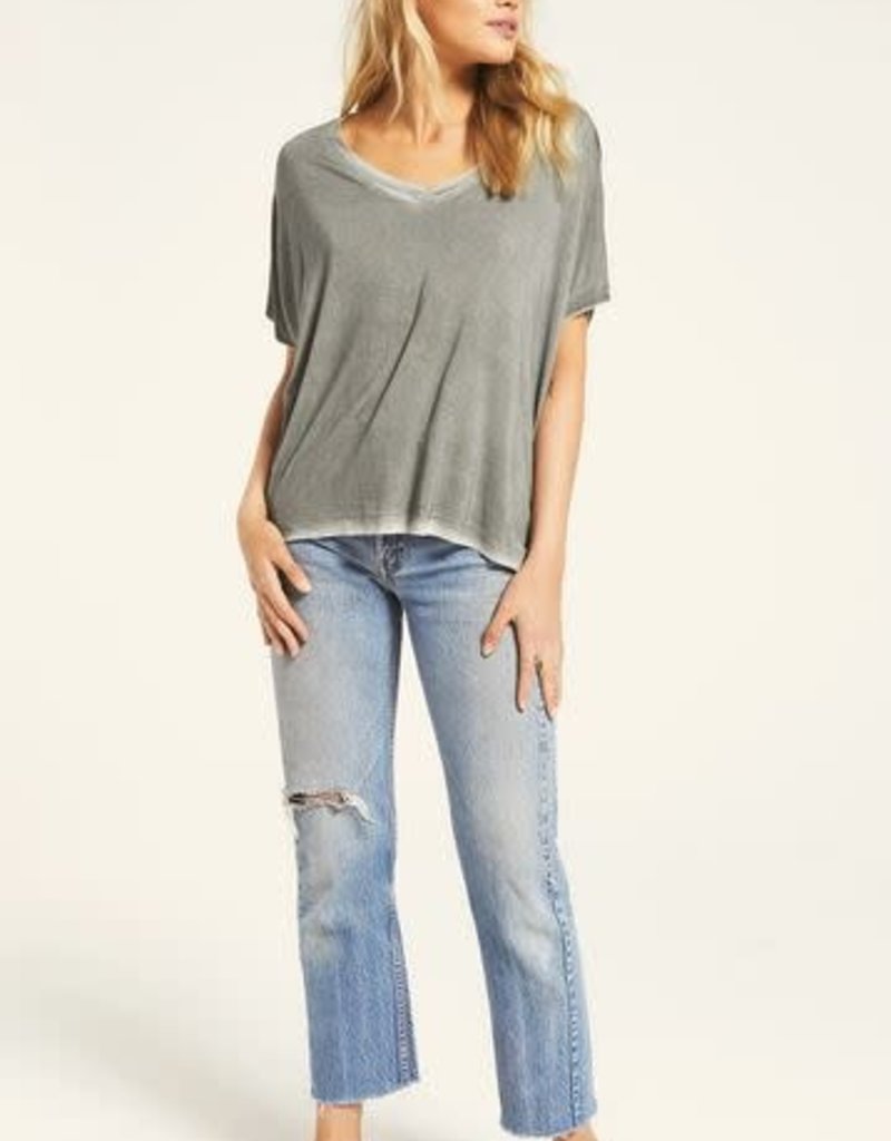 Z SUPPLY MISCHA SLEEK V-NECK