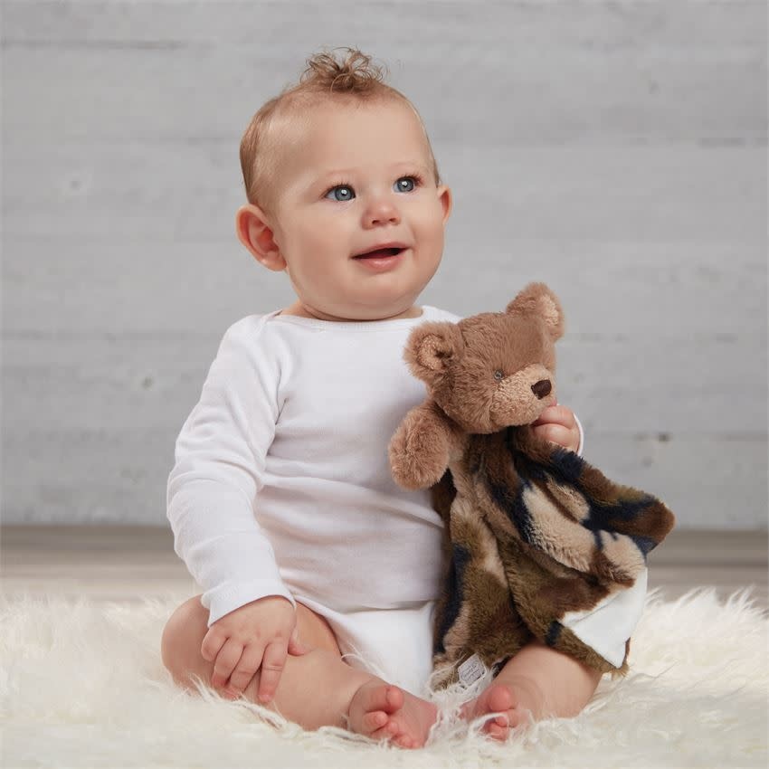 MUD PIE CAMO BEAR PLUSH WOOBIE MUD PIE CAMO BEAR PLUSH WOOBIE