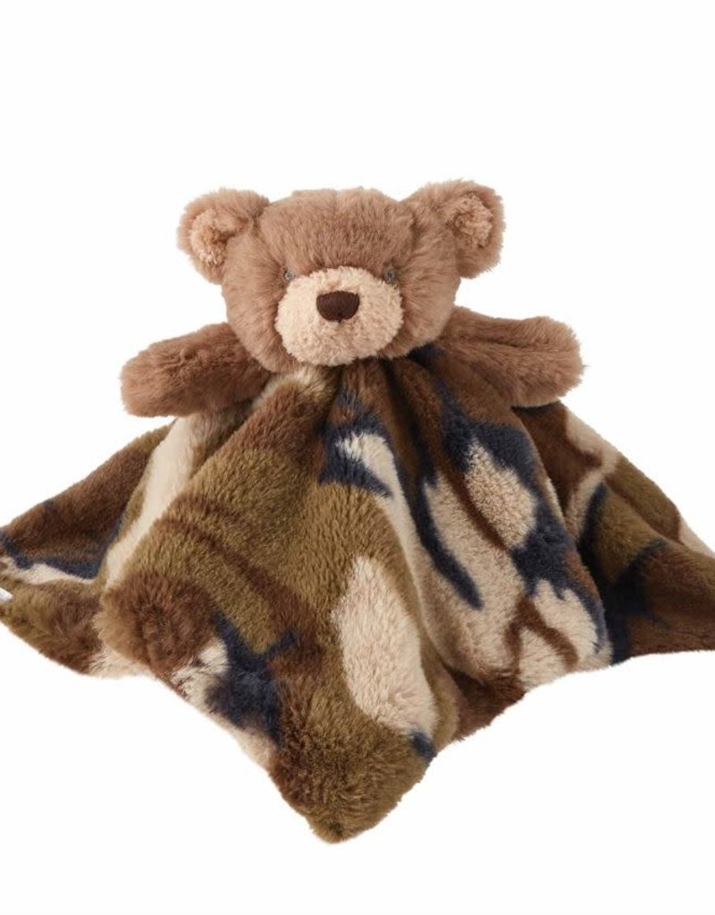 MUD PIE CAMO BEAR PLUSH WOOBIE