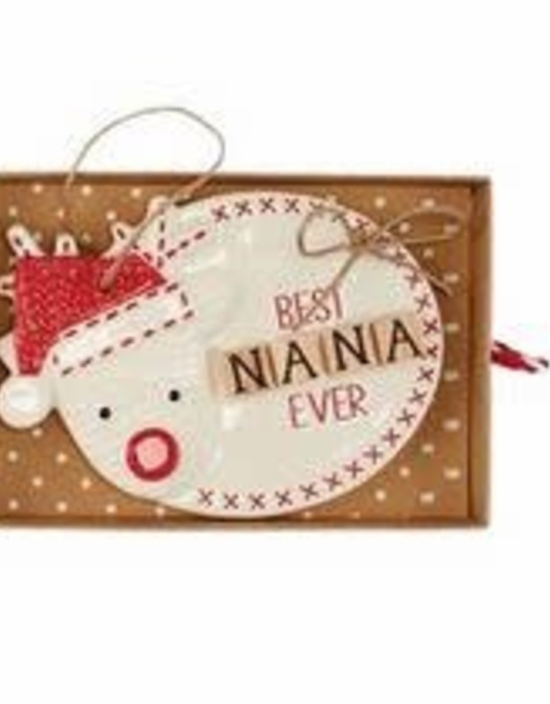 MUD PIE CERAMIC GRANDMA ORNAMENTS