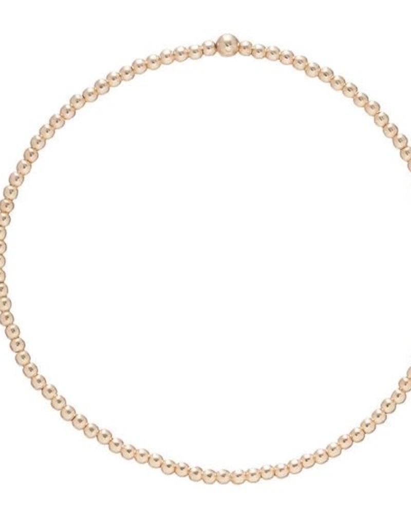 ENEWTON CLASSIC GOLD 2MM BEAD BRACELET
