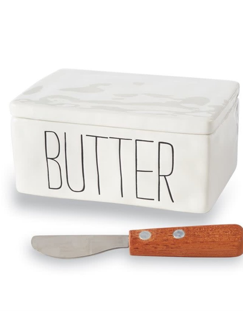MUD PIE BISTRO BUTTER DISH SET