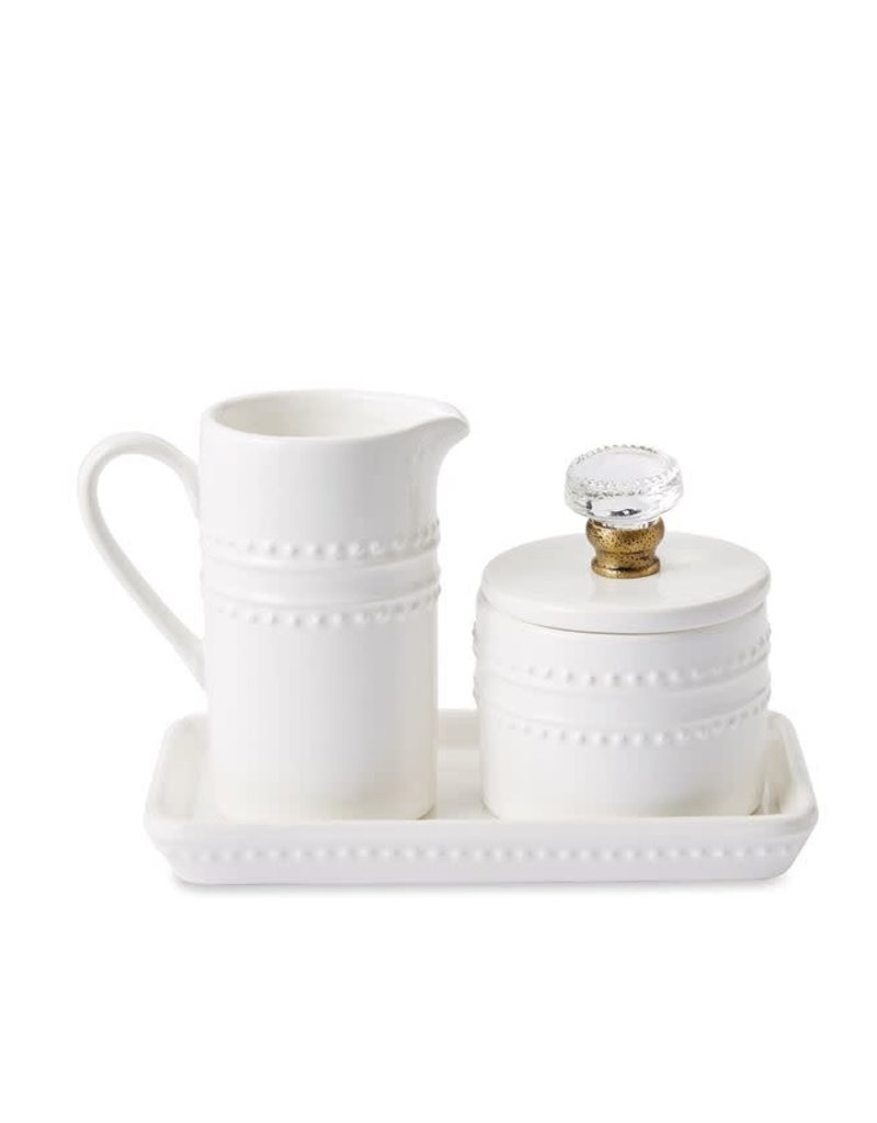 MUD PIE DOOR KNOB CREAM & SUGAR SET