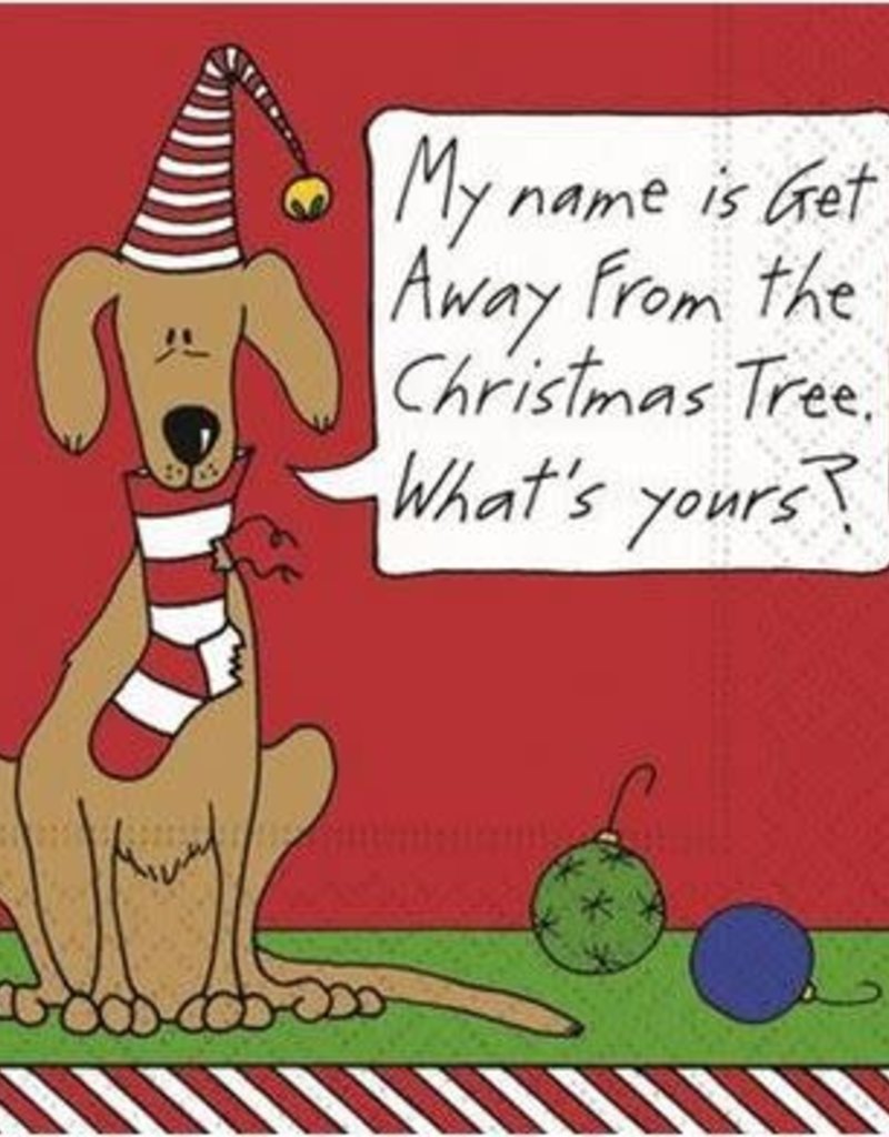 get away from the tree beverage napkin