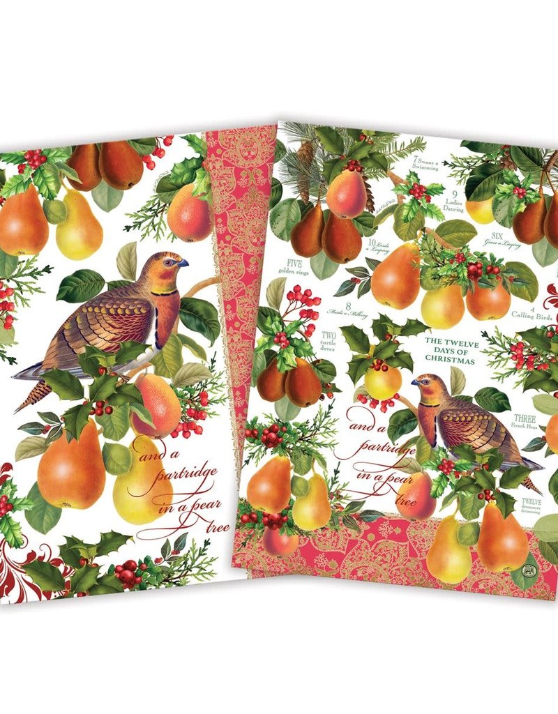 MICHEL DESIGN WORKS IN A PEAR TREE KITCHEN TOWEL SET