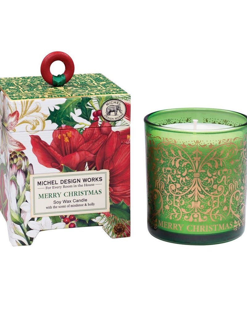 MICHEL DESIGN WORKS MERRY CHRISTMAS SOY CANDLE