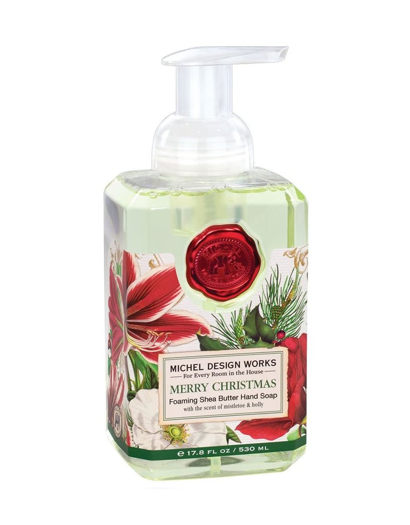 MICHEL DESIGN WORKS MERRY CHRISTMAS FOAMING SOAP