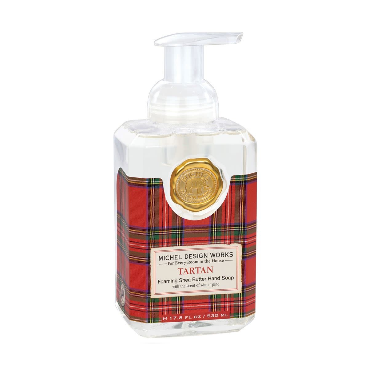 MICHEL DESIGN WORKS TARTAN FOAMING SOAP MICHEL DESIGN WORKS TARTAN FOAMING SOAP