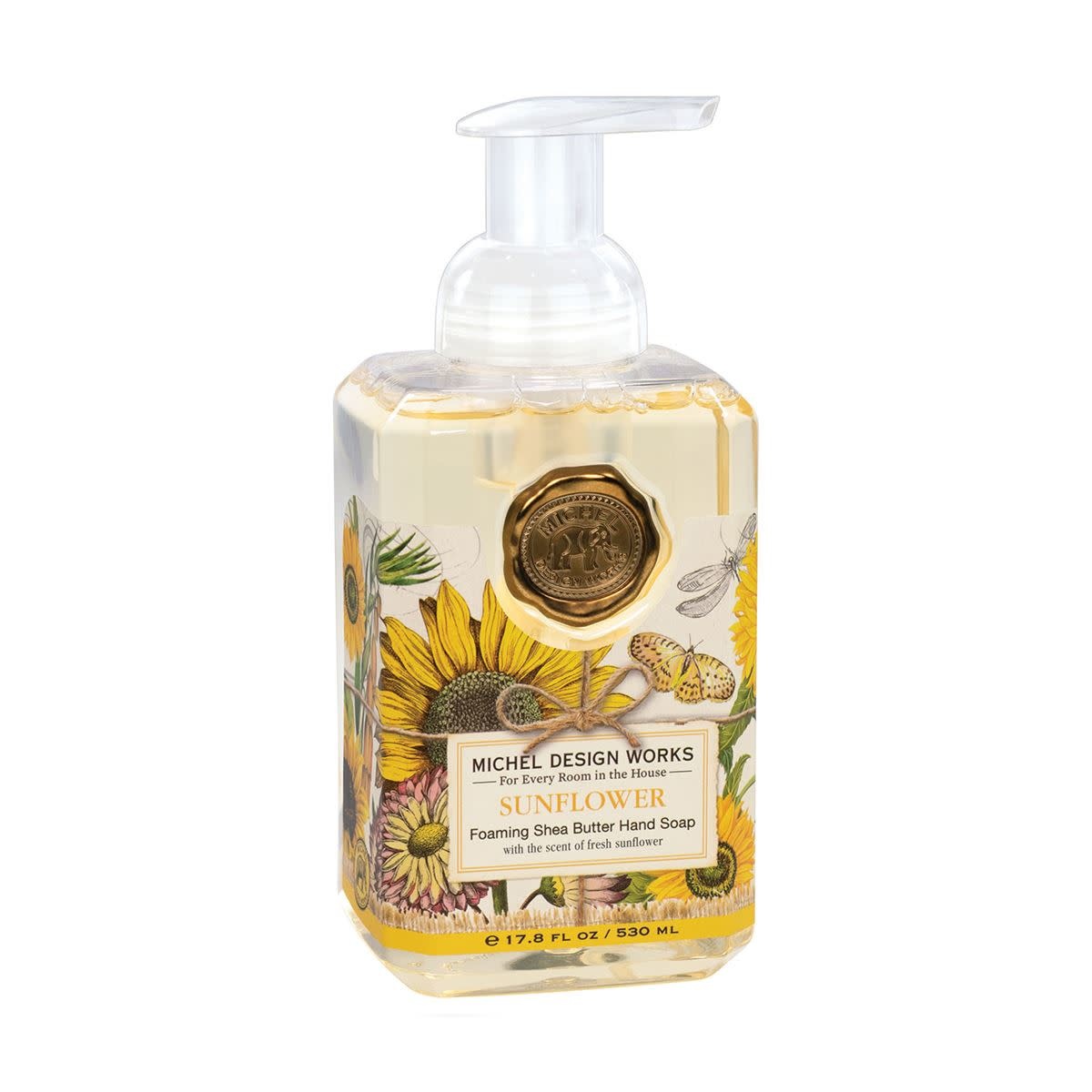 MICHEL DESIGN WORKS SUNFLOWER FOAMING HAND SOAP MICHEL DESIGN WORKS SUNFLOWER FOAMING HAND SOAP