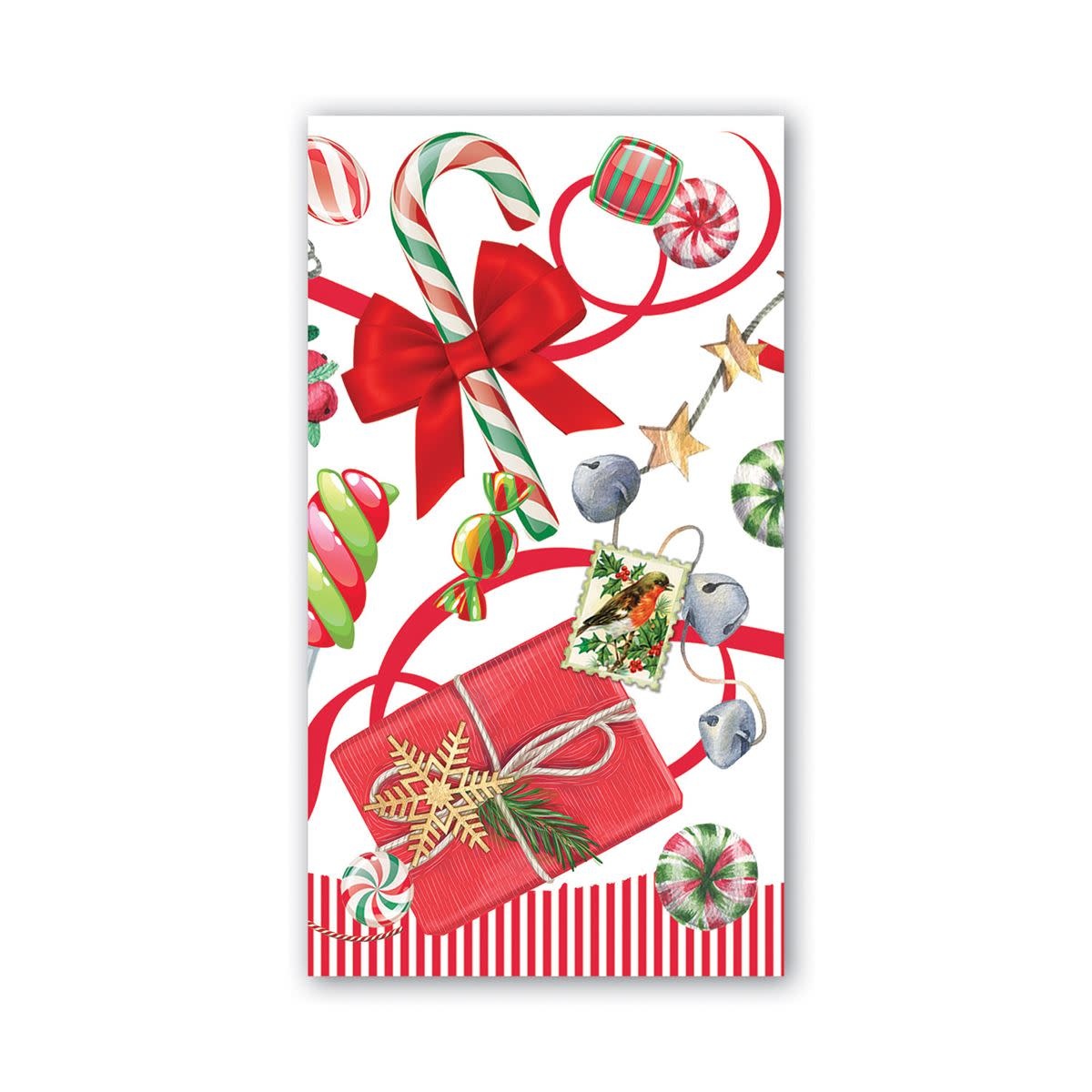 MICHEL DESIGN WORKS PEPPERMINT HOSTESS NAPKINS MICHEL DESIGN WORKS PEPPERMINT HOSTESS NAPKINS