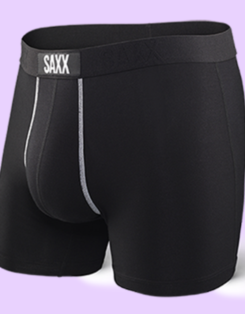 SAXX VIBE BOXER BRIEF - BLACK/BLACK