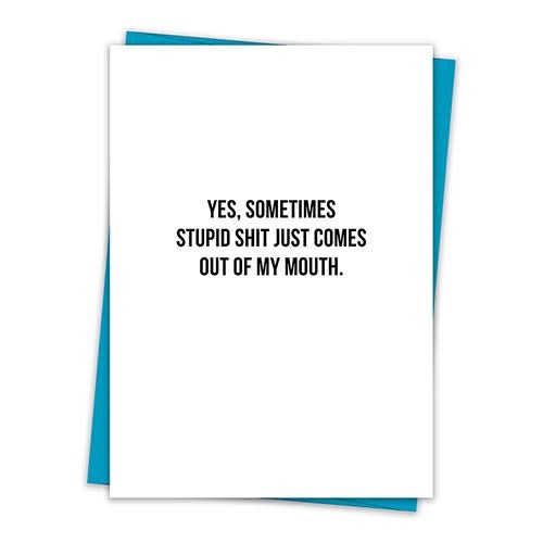 YES, SOMETIMES CARD YES, SOMETIMES CARD