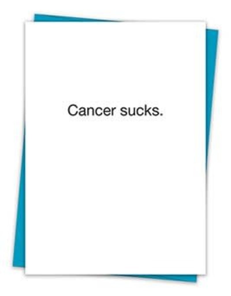 CANCER SUCKS CARD