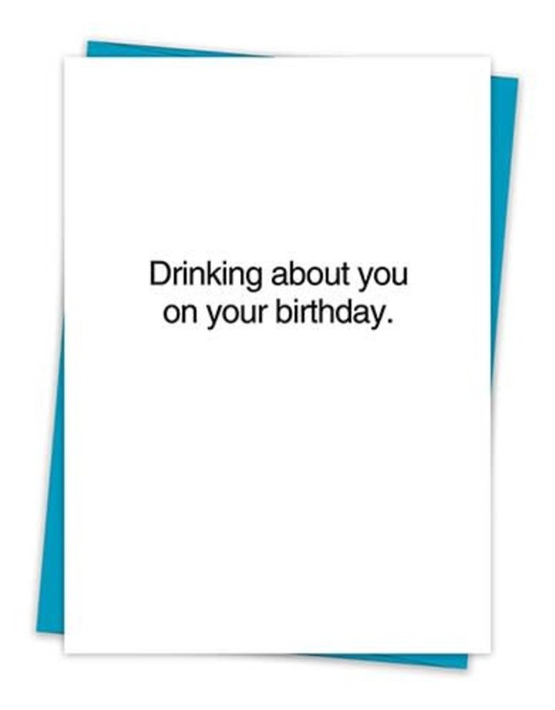 DRINKING ABOUT YOU CARD