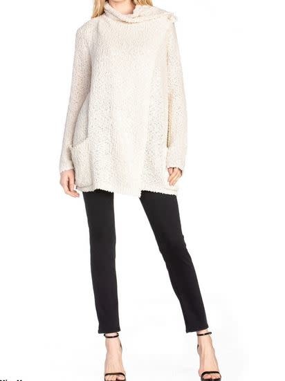 MISS ME layering cardi w/shoulder button MISS ME layering cardi w/shoulder button