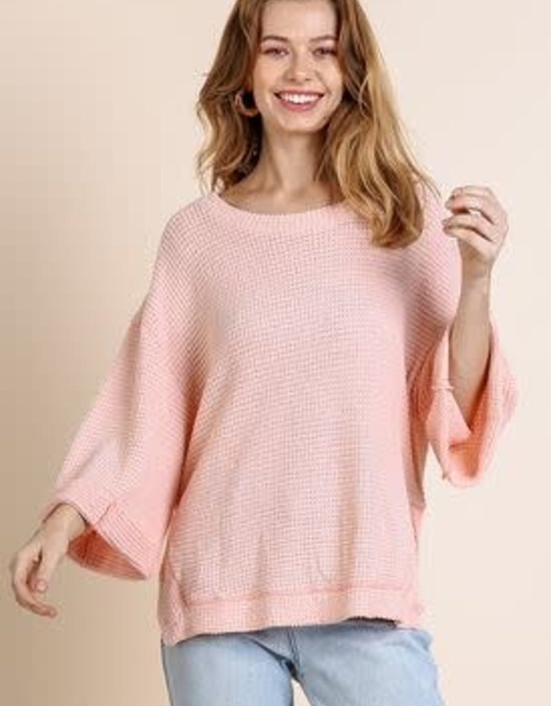 LEYLA WAFFLE KNIT TOP