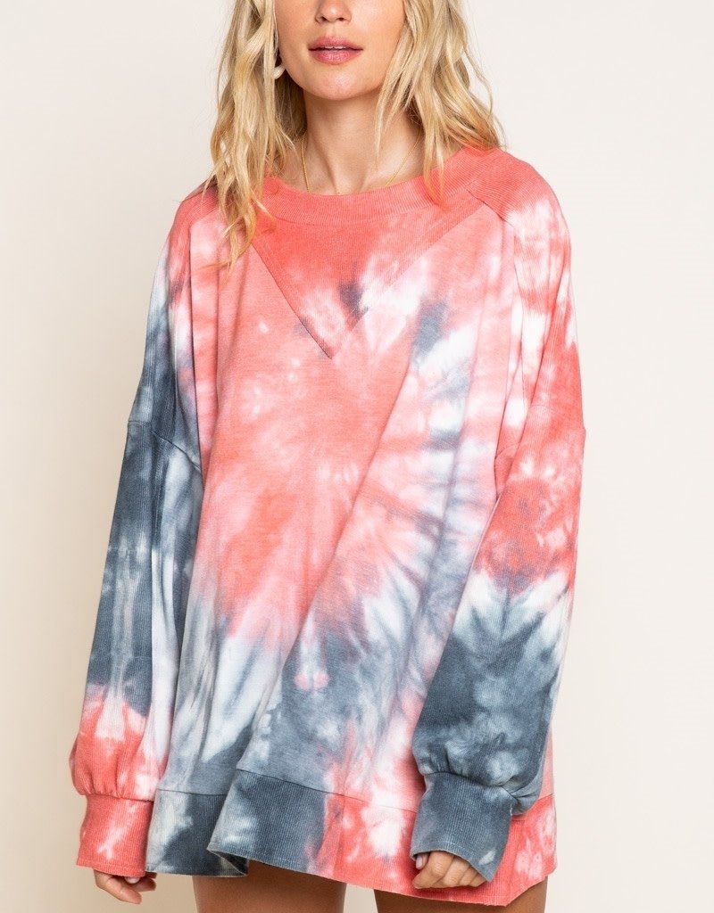 FRENCH TERRY OVERSIZED TIE DYE