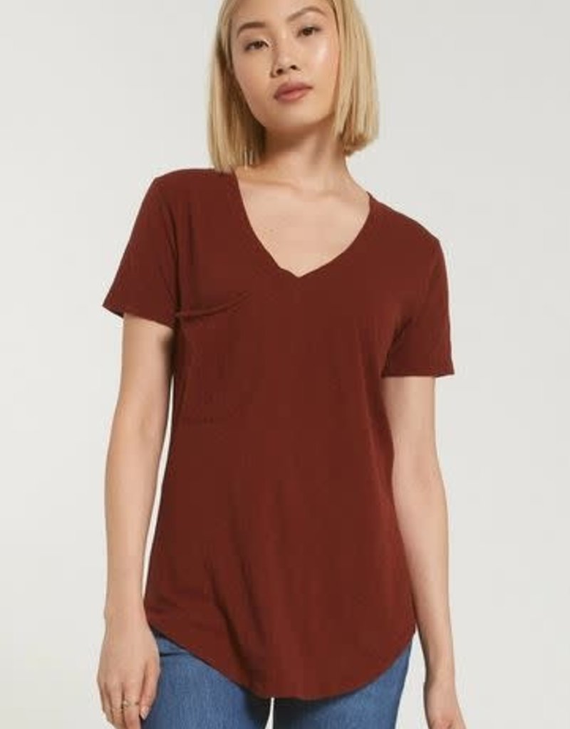 Z SUPPLY the cotton slub pocket tee