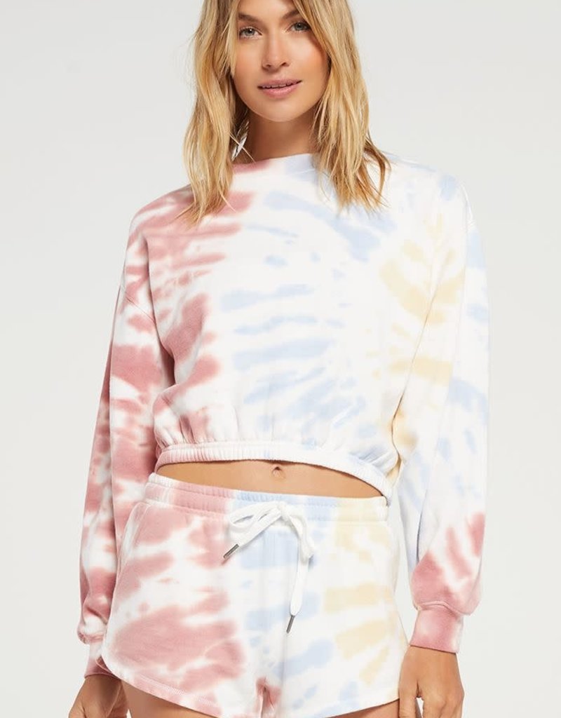 Z SUPPLY BRITTON TIE DYE PULLOVER