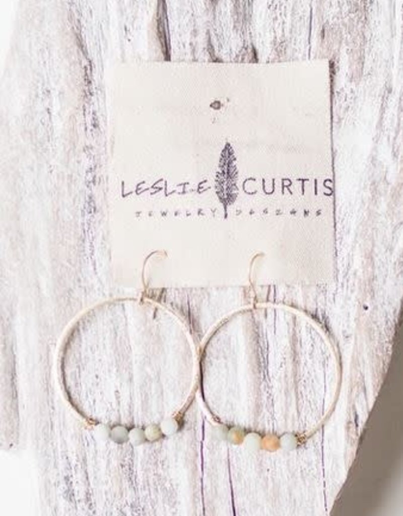 LESLIE CURTIS JEWELRY JODI GOLD WIRE HOOPS