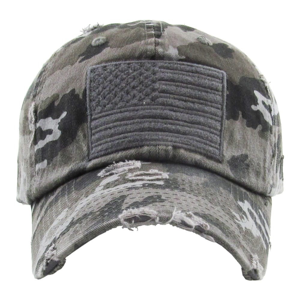 C.C BEANIES VINTAGE CAMO DISTRESSED AMERICAN FLAG BASEBALL HAT C.C BEANIES VINTAGE CAMO DISTRESSED AMERICAN FLAG BASEBALL HAT