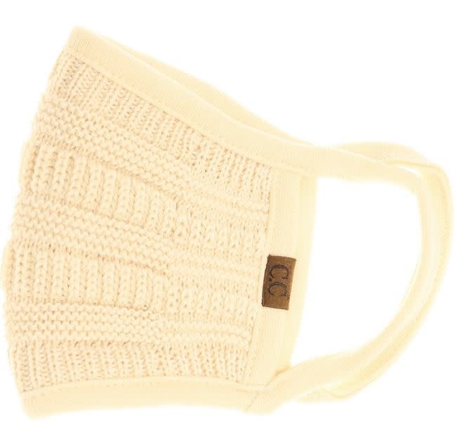 C.C BEANIES KNIT FALL WINTER C.C FACE MASK- ALMOND OIL C.C BEANIES KNIT FALL WINTER C.C FACE MASK- ALMOND OIL