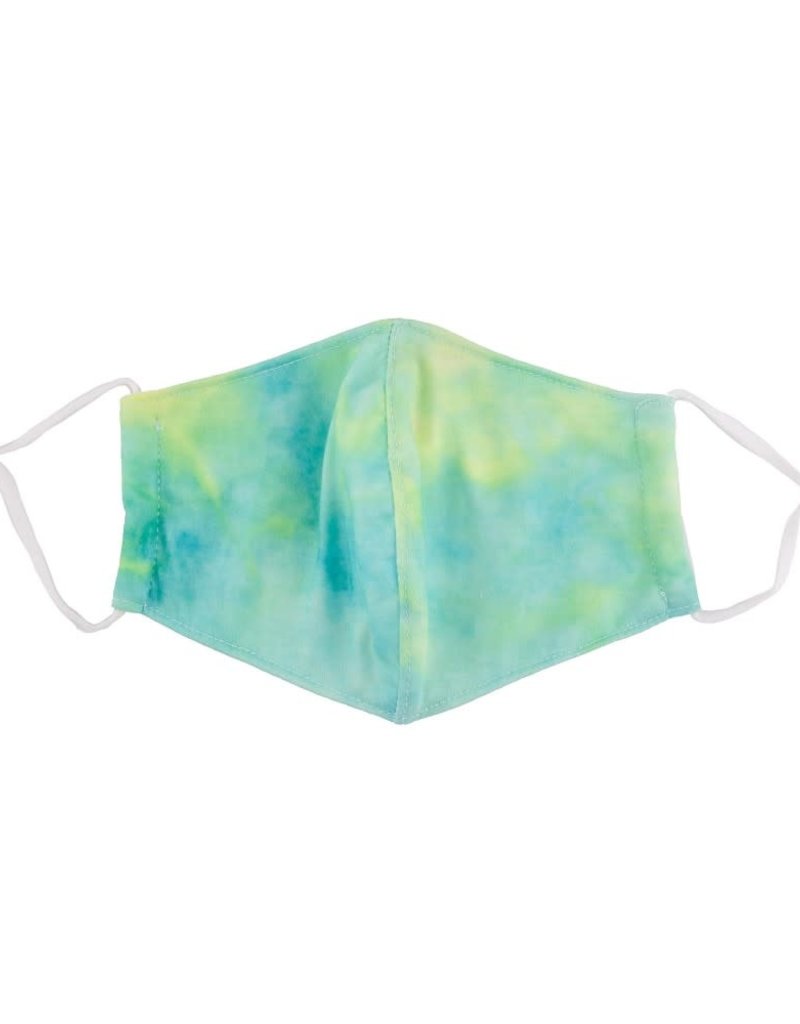TIE DYE FACE MASK- GREEN