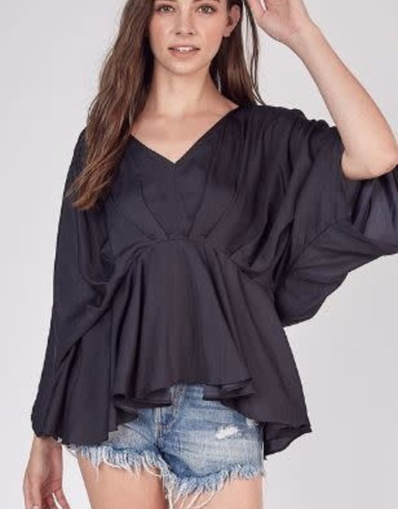 KIMONO STYLE FLOWY TOP