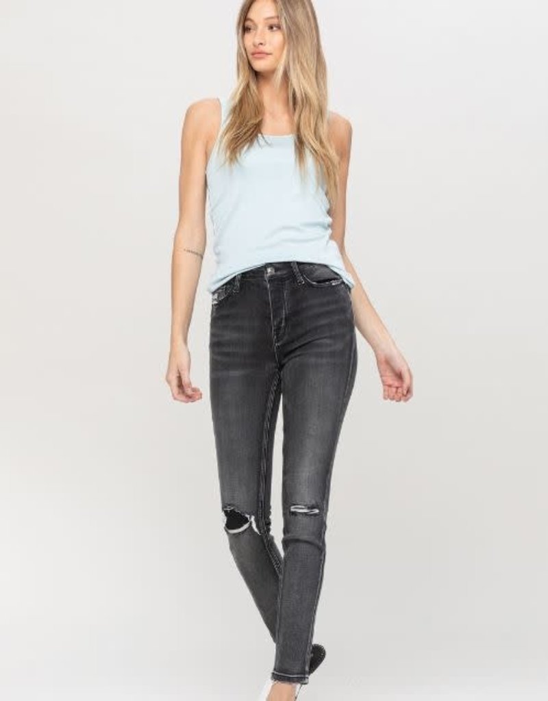 FLYING MONKEY MIDNIGHT DISTRESSED SKINNY JEANS