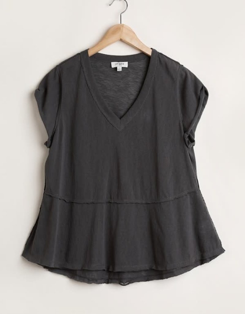 ISABELLA RAW HEM TEE