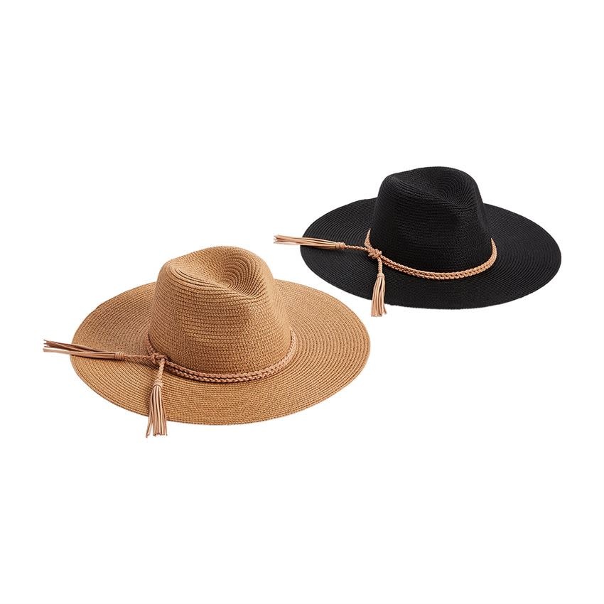MUD PIE BRAIDED TASSEL FEDORAS MUD PIE BRAIDED TASSEL FEDORAS