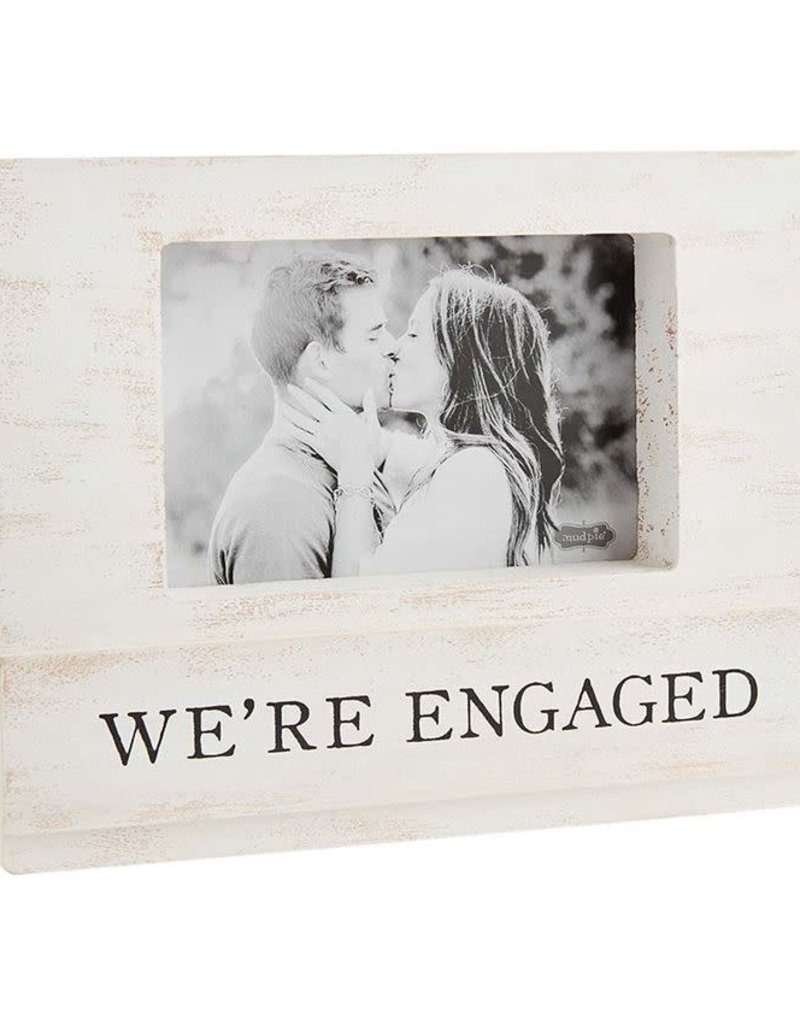 MUD PIE WE'RE ENGAGED BLOCK FRAME