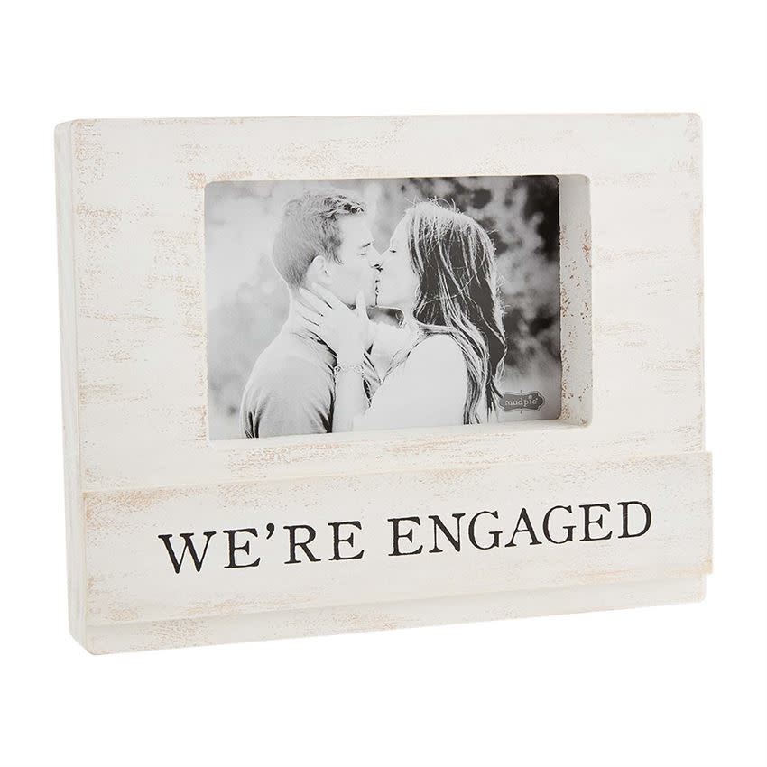 MUD PIE WE'RE ENGAGED BLOCK FRAME MUD PIE WE'RE ENGAGED BLOCK FRAME