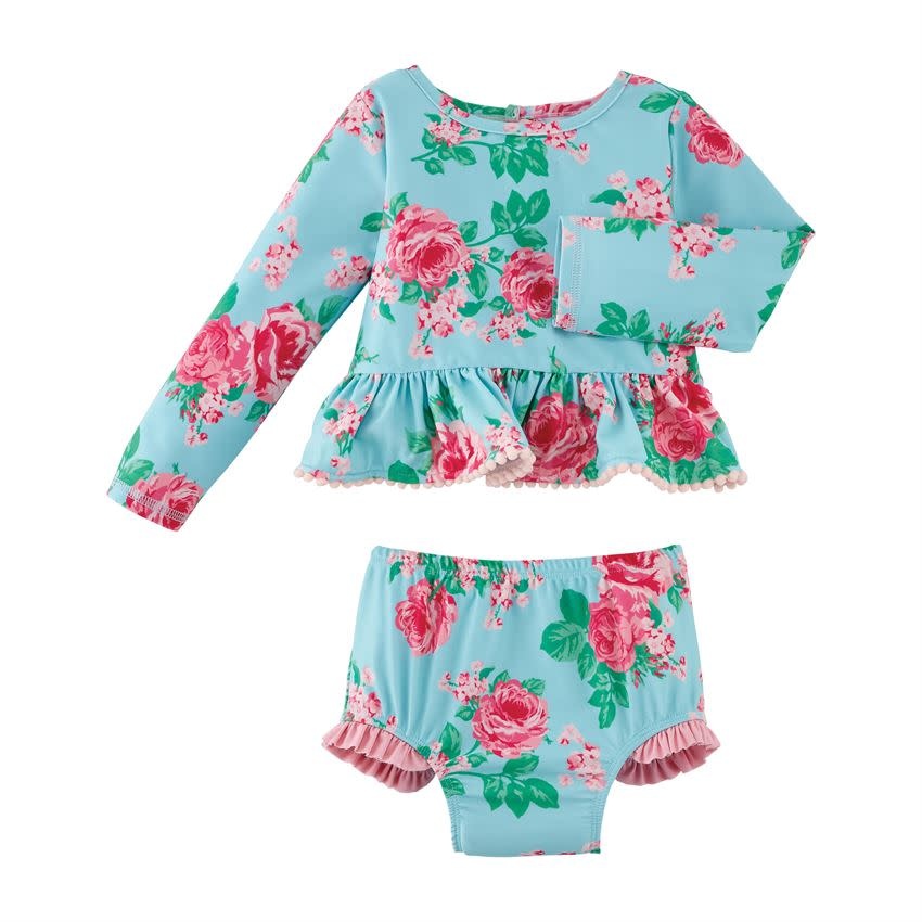 MUD PIE ROSE RASHGUARD SET MUD PIE ROSE RASHGUARD SET
